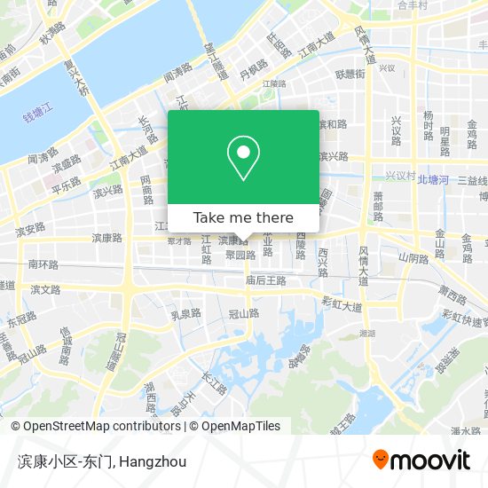 滨康小区-东门 map