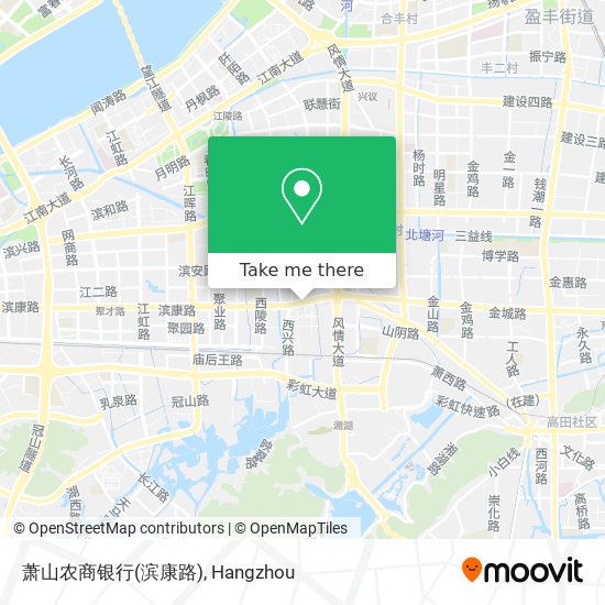 萧山农商银行(滨康路) map