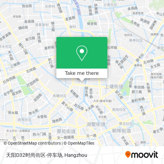 天阳D32时尚街区-停车场 map