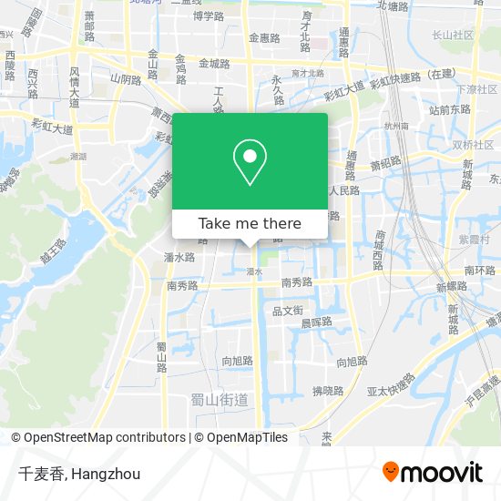 千麦香 map