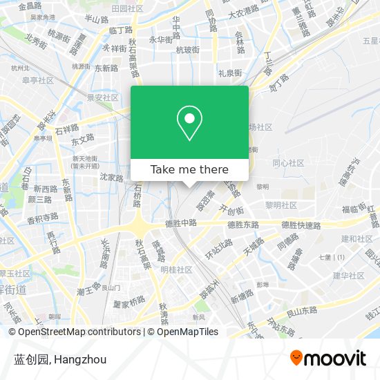 蓝创园 map