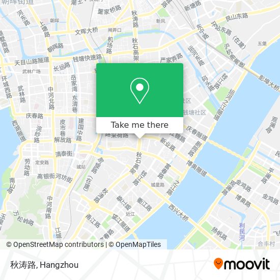秋涛路 map