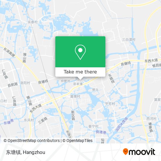 东塘镇 map