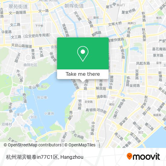 杭州湖滨银泰in77C1区 map