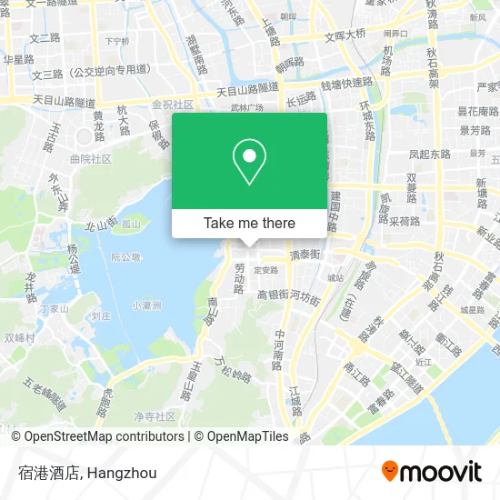 宿港酒店 map