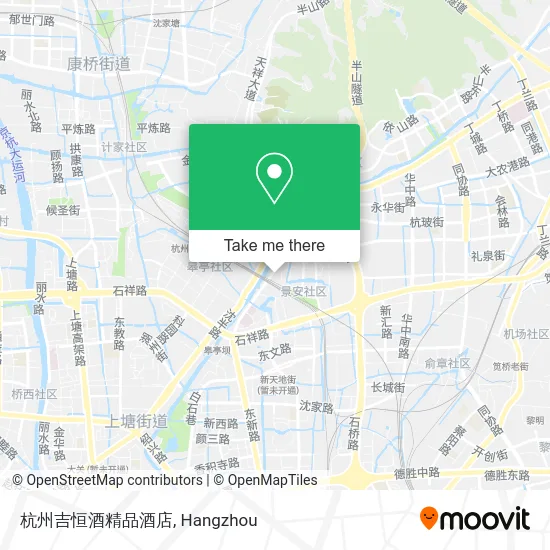杭州吉恒酒精品酒店 map
