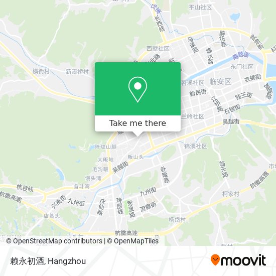 赖永初酒 map