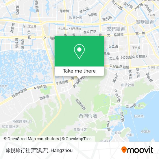 旅悦旅行社(西溪店) map