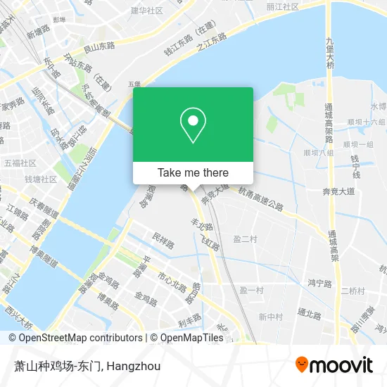 萧山种鸡场-东门 map