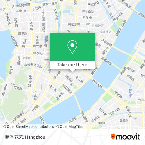 暗香花艺 map