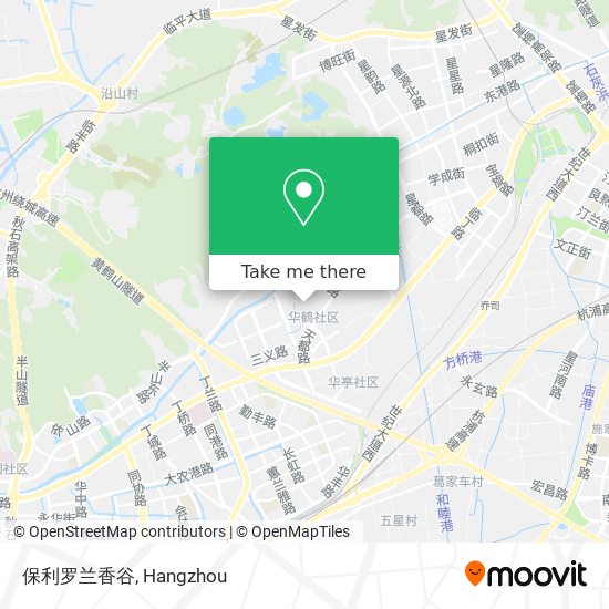 保利罗兰香谷 map