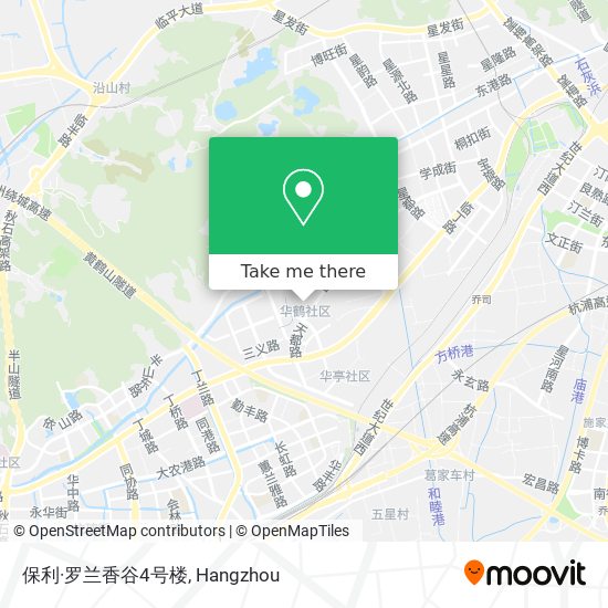 保利·罗兰香谷4号楼 map