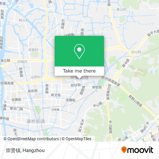 崇贤镇 map