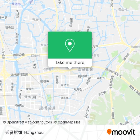 崇贤枢纽 map