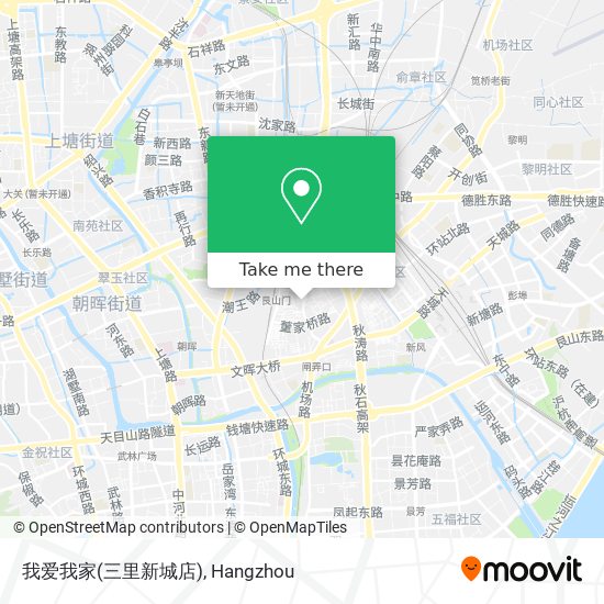我爱我家(三里新城店) map