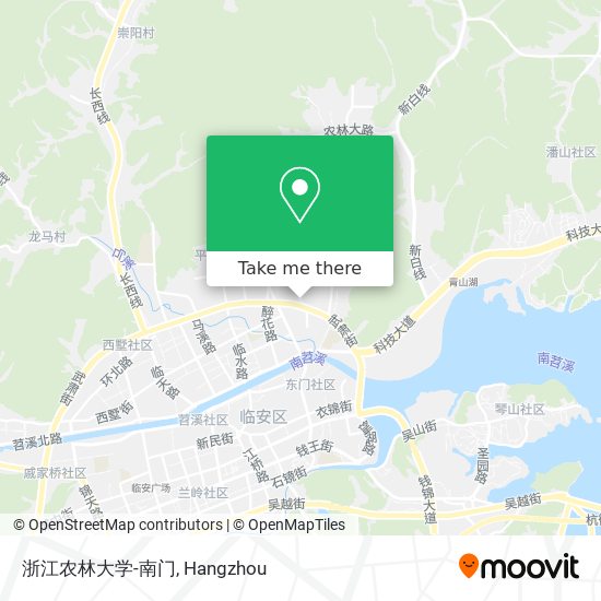 浙江农林大学-南门 map