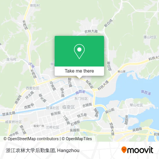 浙江农林大学后勤集团 map
