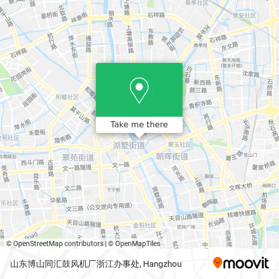 山东博山同汇鼓风机厂浙江办事处 map