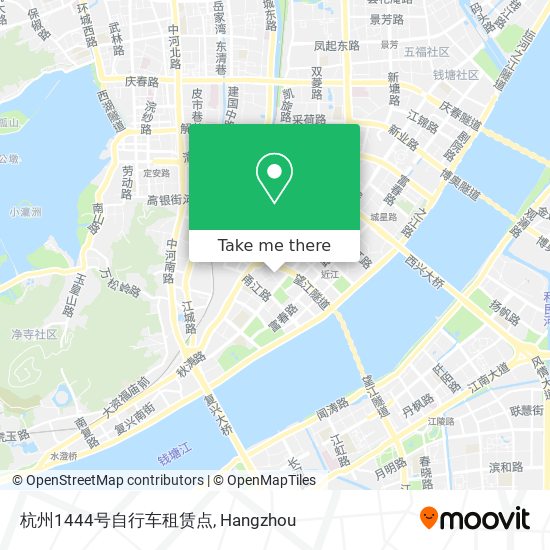 杭州1444号自行车租赁点 map