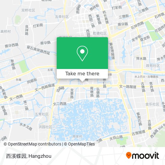 西溪蝶园 map