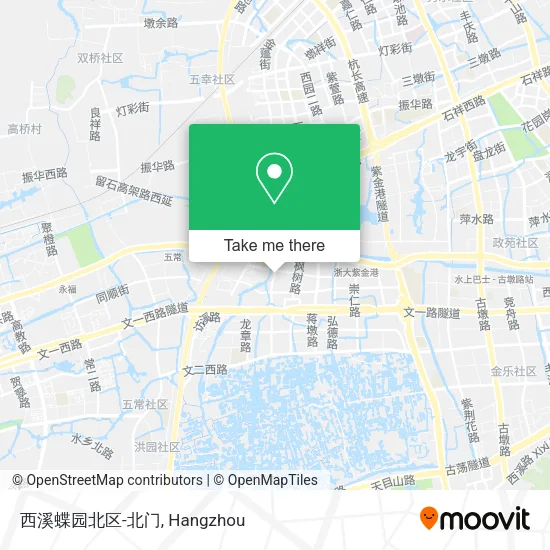 西溪蝶园北区-北门 map