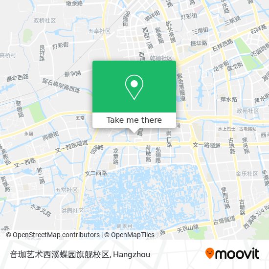 音珈艺术西溪蝶园旗舰校区 map