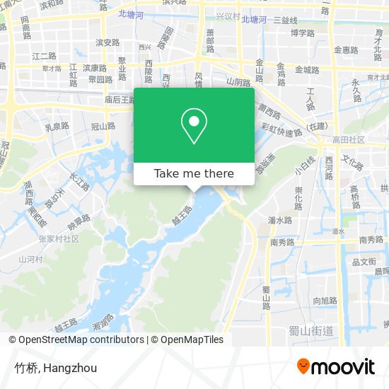 竹桥 map