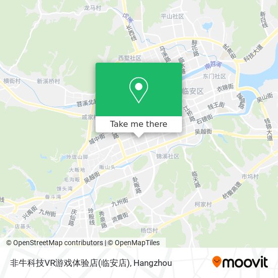非牛科技VR游戏体验店(临安店) map