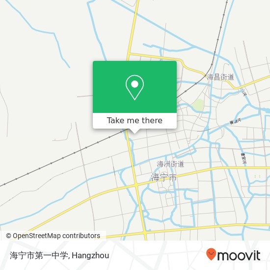 海宁市第一中学 map