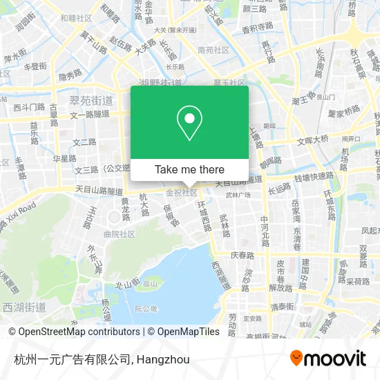 杭州一元广告有限公司 map