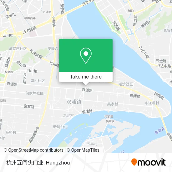 杭州五闸头门业 map