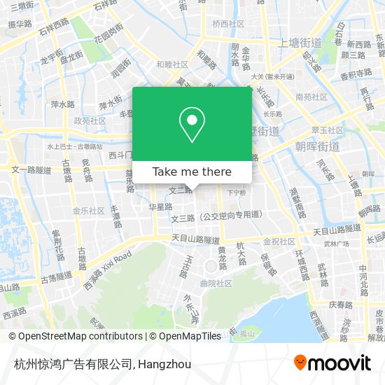 杭州惊鸿广告有限公司 map
