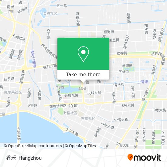 香禾 map