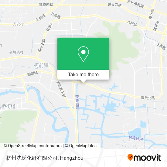 杭州沈氏化纤有限公司 map