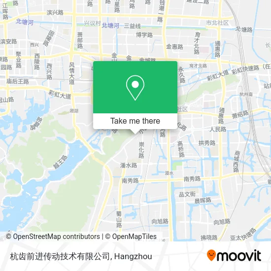杭齿前进传动技术有限公司 map