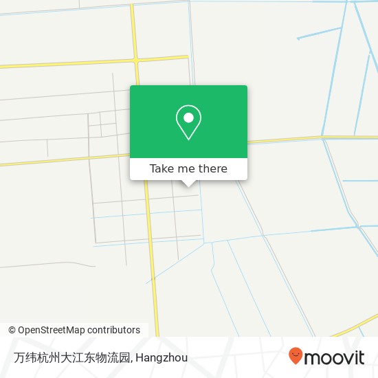 万纬杭州大江东物流园 map