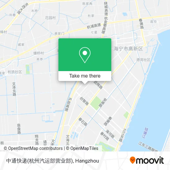 中通快递(杭州汽运部营业部) map