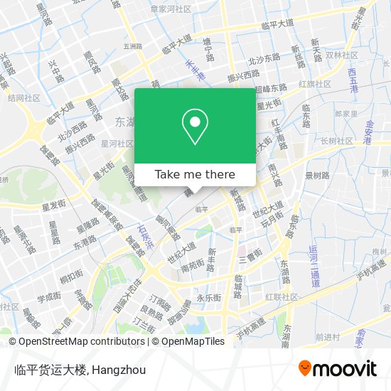 临平货运大楼 map
