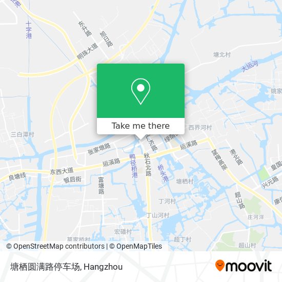 塘栖圆满路停车场 map