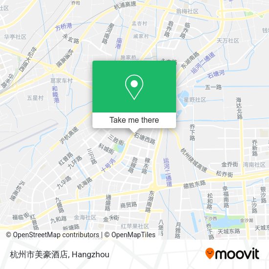 杭州市美豪酒店 map