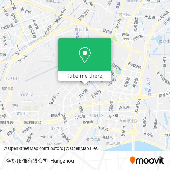 坐标服饰有限公司 map