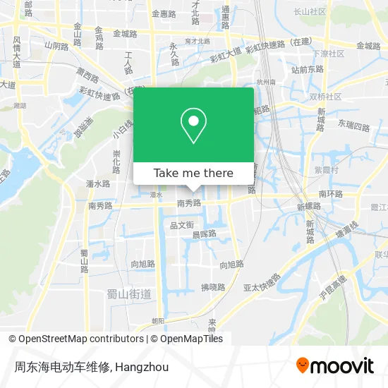 周东海电动车维修 map