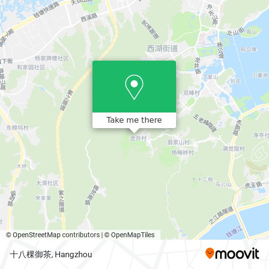 十八棵御茶 map