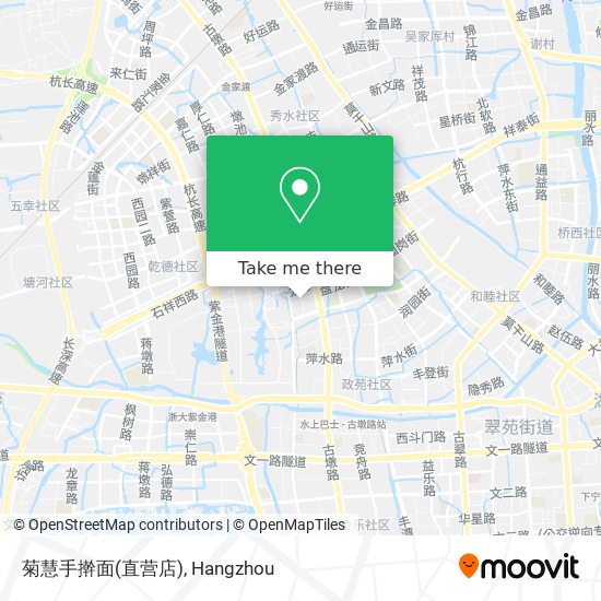菊慧手擀面(直营店) map