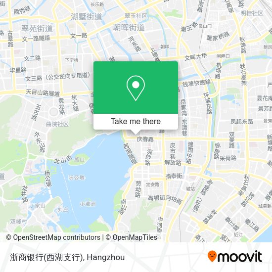 浙商银行(西湖支行) map