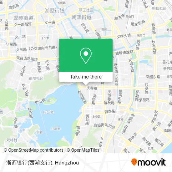 浙商银行(西湖支行) map