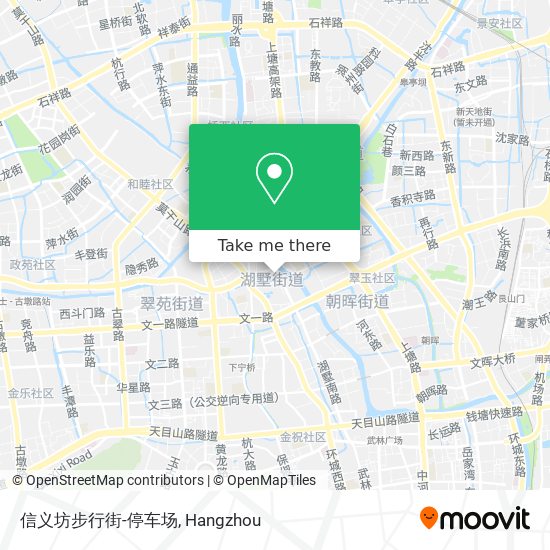 信义坊步行街-停车场 map