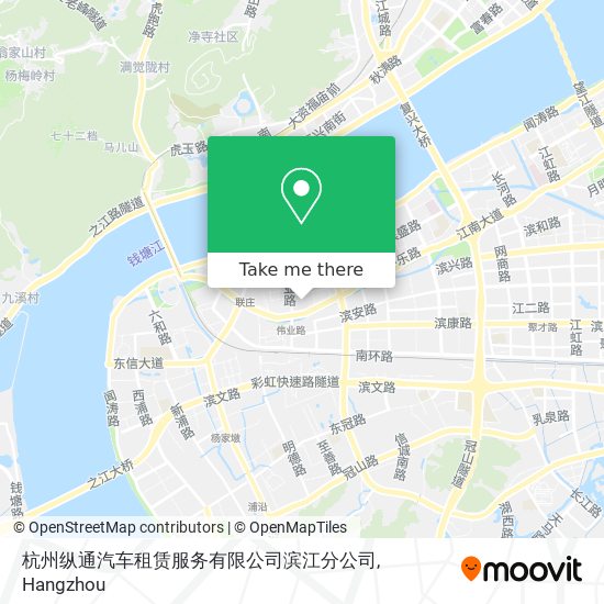 杭州纵通汽车租赁服务有限公司滨江分公司 map