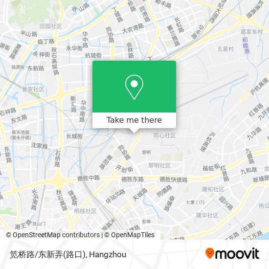 笕桥路/东新弄(路口) map