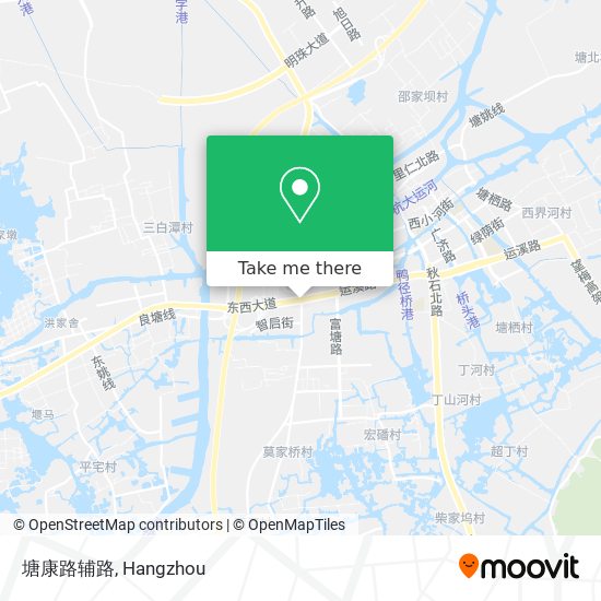 塘康路辅路 map